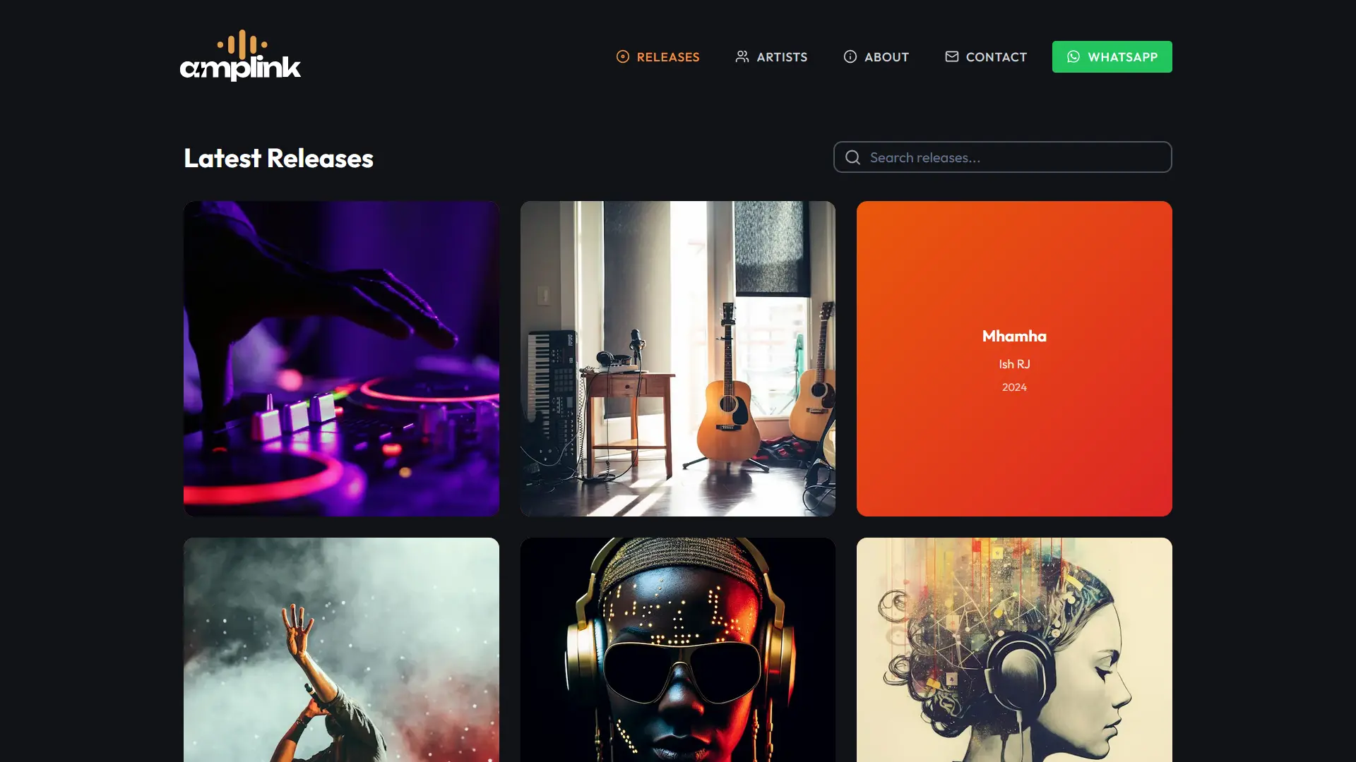 Amplink Music Website