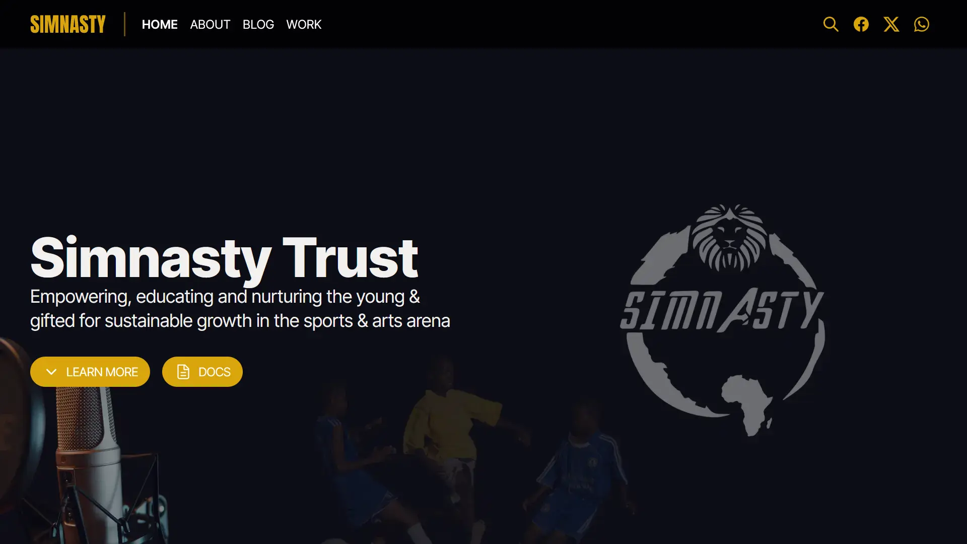 Simnasty Trust Website